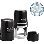 Оснастка для печати круглая Colop Printer R45 45 мм с крышкой черная