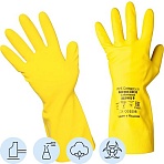 Перчатки защитные латекс Lakeland Natrasol ER18F цв. желтый р.10