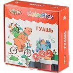 Гуашь №1 School ColorPics набор 9 цв, 20 мл