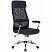 превью Кресло для руководителя Easy Chair 591 TC черное (сетка/ткань/хромированный металл)