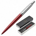 Ручка шариковая PARKER «Jotter Core Kensington Red CT», корпус красный, хромированные детали, синяя