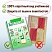 превью Обложки КОМПЛЕКТ 10 шт., для учебников, ПИФАГОР, ПВХ, универсальные, 100 мкм, 230×450 мм, 229313