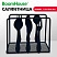 превью Салфетница 11.5×10х4.5 см, черная, металл, BOOMHOUSE (БУМХАУС) STYLE
