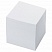 превью Блок для записей BRAUBERG проклеенный, куб 9×9×9 см, белый, белизна 95-98%