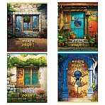 Тетрадь 48л., А5, клетка BG «Что внутри», глянцевая ламинация, вырубка, с форзацем