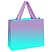 превью Пакет подарочный 32×26×12см MESHU «Duotone. Turquoise-Lilac gradient», отд. фольгой, матовая ламинация