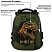 превью Ранец BRAUBERG PREMIUM, 2 отделения, с брелоком, «Dino attack», 3D-панель, 38×29х16 см