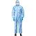 превью Комбинезон одноразовый с капюшоном Lakeland SafeGard 76 синий 45 г/кв.м (размер 60-62, XХXL, ESB428)