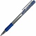 превью Ручка шариковая автоматическая Attache Economy синяя (прозрачный корпус, толщина линии 0.5 мм)