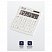 превью Калькулятор настольный Eleven SDC-810NR-WH, 10 разрядов, двойное питание, 127×105×21мм, белый