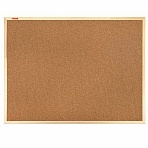 Доска пробковая для объявлений 90×120 см, деревянная рамка, BRAUBERG Wood
