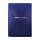 Книга учета OfficeSpace, А4, 160л., клетка, 200×290мм, бумвинил, цвет синий, блок офсетный