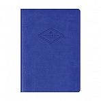 Телефонная книга А7, 64л., кожзам, OfficeSpace «Winner» синий, с вырубкой