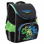 Ранец GRIZZLY анатомическая спинка, с мешком для обуви, для мальчиков, ROAD RACE, 33×25х13 см