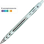 Ручка шариковая автомат. Deli шарик0.7мм, нескольз, син, в асс EQ70-BL