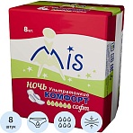 Прокладки женские МИС Ультратонкие Ночь комфорт софт 6 капель 8шт/уп