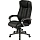 Кресло для руководителя эргономичное Комус Мебель (Easy Chair) 552 чёрное (сетка, металл хромированный)