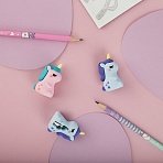 Точилка MESHU, «Unicorn», 1 отверстие, ассорти