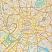 превью Карта Москвы территориально-административная 1:34 000 настенная 160x109 см с ламинацией