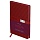 Ежедневник недатированный, А5, 136л., твердый переплет, кожзам, Greenwich Line «Fascia. Burgundy», магнитная застежка, цветной срез