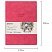 превью Тетрадь 60 л. без линовки обложка кожзам под замшу, сшивка, B5 (179×250мм), КОРАЛЛОВЫЙ, BRAUBERG CAPRISE