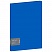 превью Папка с 30 вкладышами Berlingo «Soft Touch», 17мм, 700мкм, синяя, с внутр. карманом