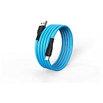 Кабель Smartbuy S21, USB - Lightning, для Apple, резиновая оплетка, 2.4A output, 1м, синий