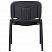 превью Стул для персонала и посетителей «ISO», черный каркас, кожзам черный