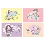 Альбом для рисования 40л., А4, на скрепке BG «Мой день», эконом