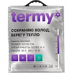 Термопакет Станд 42×50 Мет/ВПЭ/ПВД Черная_Круглая ручка_Терми