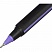превью Ручка шариковая Attache Meridian синяя (черно-фиолетовый корпус, толщина линии 0.35 мм)