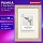 Рамка 21×30 см с паспарту 13×18 см, небьющаяся, багет 26 мм, МДФ, BRAUBERG «Ambassador», цвет дуб