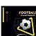 превью Папка для тетрадей 1 отделение, А5, ArtSpace «Football», 240×190×40мм, пластик, на молнии