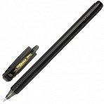 Ручка гелевая PENTEL (Япония) «Energel», ЧЕРНАЯ, корпус черный, узел 0.7 мм, линия письма 0.35 мм