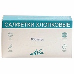 Салфетки хлопковые косметические 100 шт. 20×20 смDIVIAкартонная коробка
