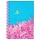Бизнес-тетрадь A5, 80л., Berlingo «Flower Art», клетка, на силиконовом гребне, 80г/м2, пластик обложка 700мкм