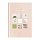 Ежедневник недатированный А5, 136л., 7БЦ OfficeSpace «Моноколор. Art of minimalism», матовая ламинация, выб. лак