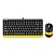 превью Набор клавиатура+мышь A4Tech клав:черн/желт мышь:черн/желт(F1110 BUMBLEBEE)