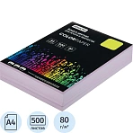 Бумага цветная Attache (фиолетовый пастель), 80г, А4, 500 л