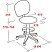 превью Стул лабораторный РС01.00.61 (РС61-201-01-01) черный
