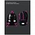 превью Рюкзак Berlingo Boom «Black-pink style» 38.5×29×12см, 2 отделения, 3 кармана, анатомическая ЭВА спинка