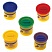 превью Паста для лепки Jovi 5 цветов (красный, желтый, синий, зеленый, фиолетовый)