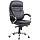 Кресло для руководителя Комус Мебель (Easy Chair) 601 серое/чёрное (сетка, пластик)