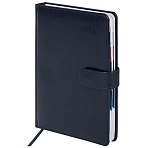 Ежедневник датированный 2026 А5 148×218 мм, GALANT «Ritter», под кожу, темно-синий