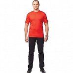 Футболка красная короткий рукав 100% хлопок XXL (56-58)