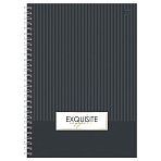 Тетрадь 80л., А5, клетка на гребне BG «Minimal», глянцевая ламинация, тиснение фольгой, твердая обложка