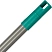 превью Рукоятка металлическая, (с покрытием), цвет зеленый 140 см NV-143MG