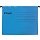 Папка подвесная регистратура Комус синяя Foolscap, 25 шт