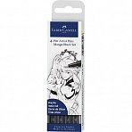 Набор капиллярных ручек Faber-Castell Pitt Artist Manga Black