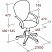 превью Кресло оператора EChair-304 (ткань черная, сетка черная, пластик)